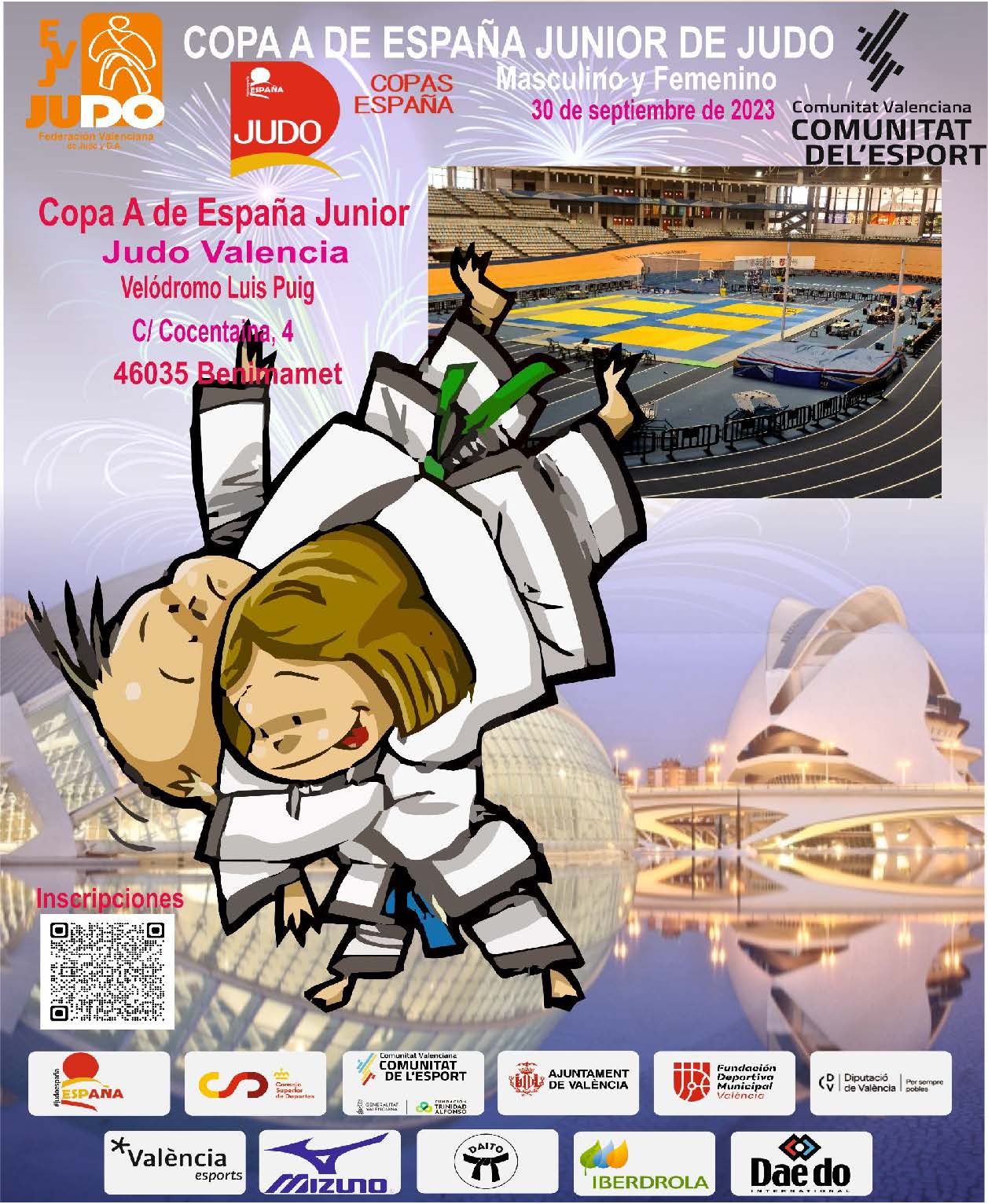 3 Medallas en la Copa de Espa&ntilde;a Junior Valencia. 30-09-23.